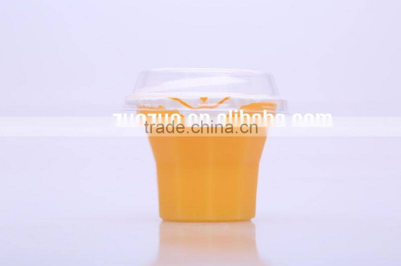 2016 hot sell lactobacillus fruit jelly cup 100g