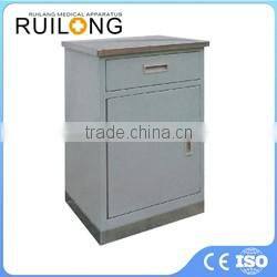 Hospital Use Metal One Drawer Patient Bedside Lockers For Sale