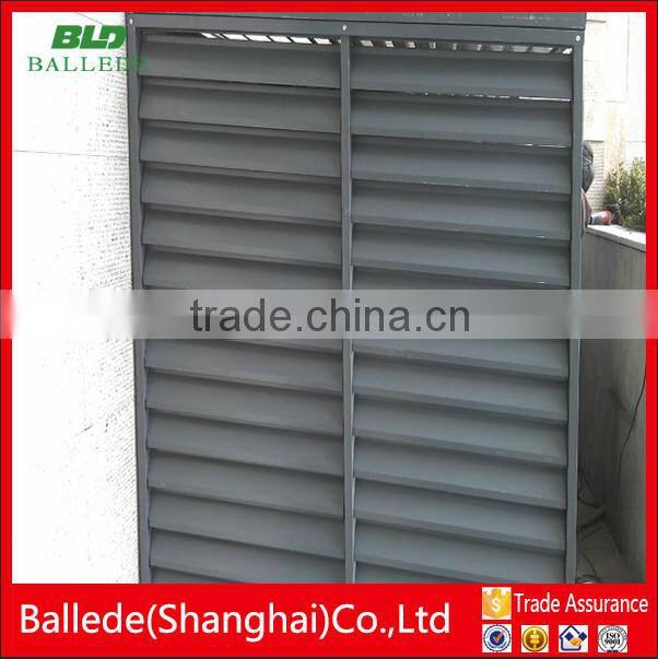 custom shape wall window frame louver