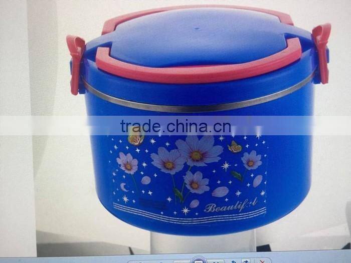 2845 plastic stainless steel insulated casserole pot