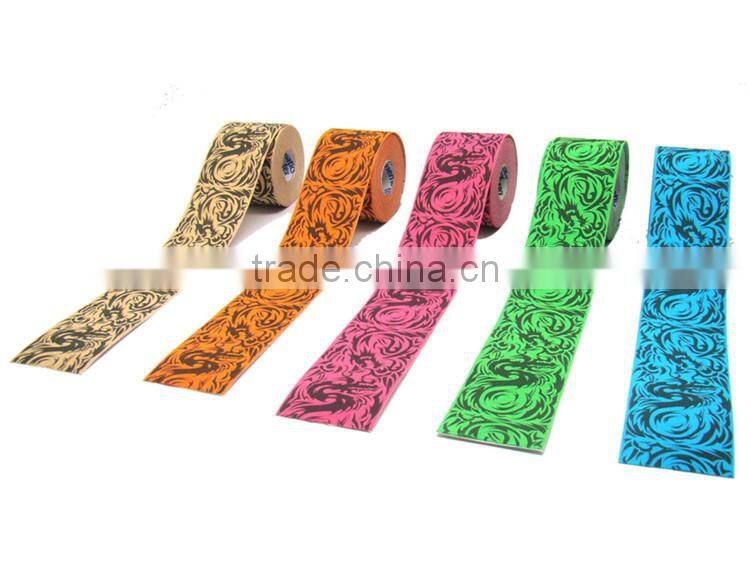 2" inch Bulk Roll Waterproof printed sports tape