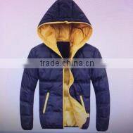 Winter men's jacket with hoody mens padding jacket