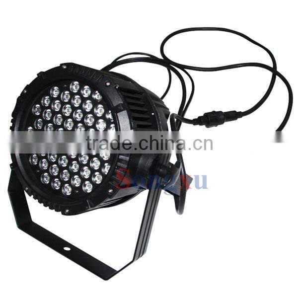rgbw led 54 3w par light IP65 dj lighting led for event
