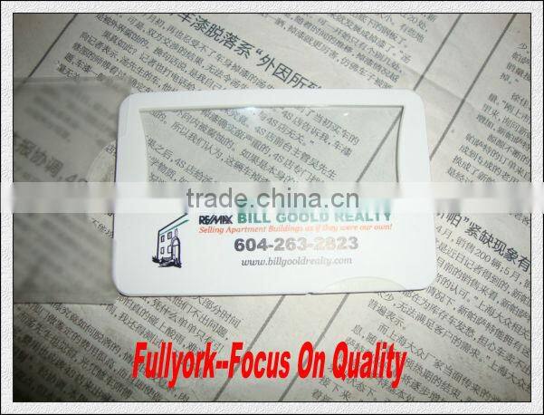Credit Card Pocket Magnifier With Led Light As Seen On TV OWL Magnifier