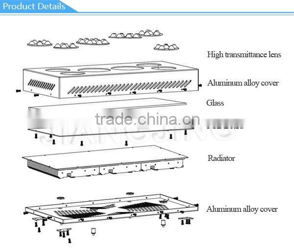 High Quality 90W DIY No Noise Aquarium LED Light Bar for Fish Tank Lighting