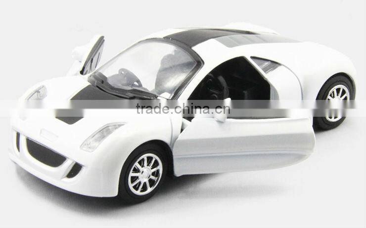 dc-0688116 die cast car 1:32 emulational pull back die cast mini car model with music and lights (doors can be opened)