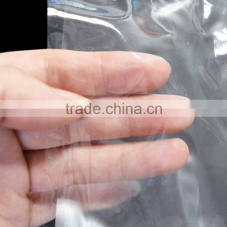 paper card header printing clear pvc materials plastic header bag