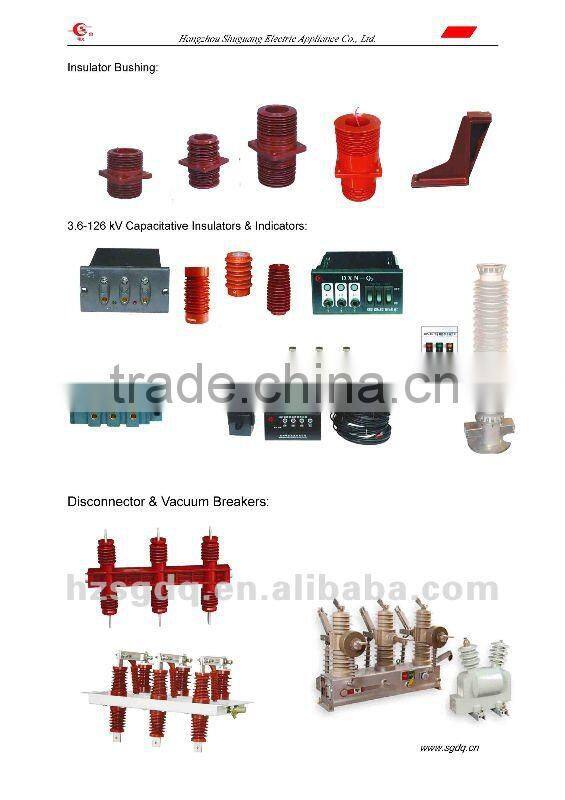 Cast Epoxy Resin 40.5kV (35kV) Shielding Wall Through Busbar Bushing (TGZ2-35-B/TGZ2-B-40.5)
