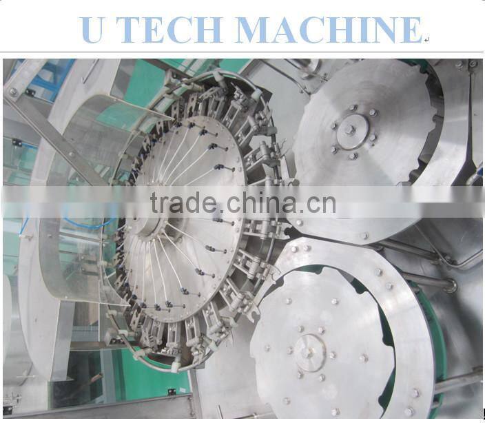 automatic juice bottle washing filling capping machine