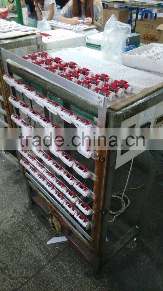 2015 new technology and new product style Eco-friendly ABS color Buttonless P3D pedometer with LED backlight