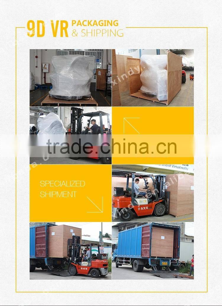 IAAPA popular VR treadmill virtual reality simulator 9d cinema