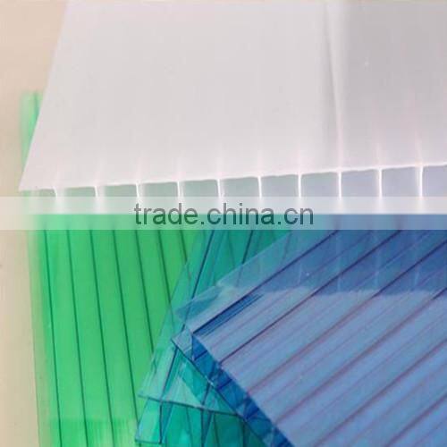UV protection recycled pet plastic raw material pool cover polycarbonate hollow sheet