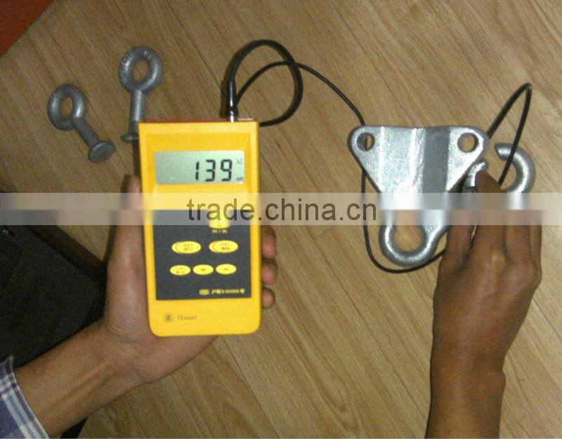 Zinc plated cast details for installation of net work of railways