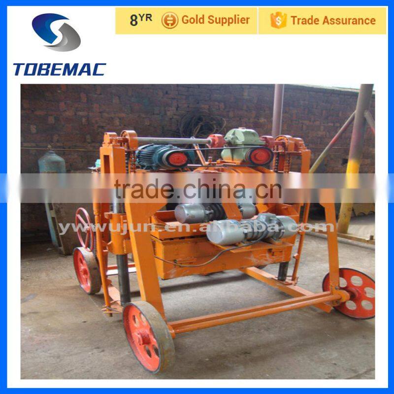 2015 TOBEMAC QMY 4-45 Clay hollow block making machine brick making machine