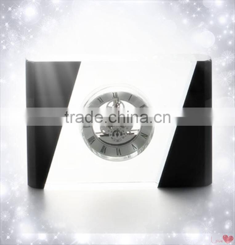 Modern Technological Design Crystal Table Clock