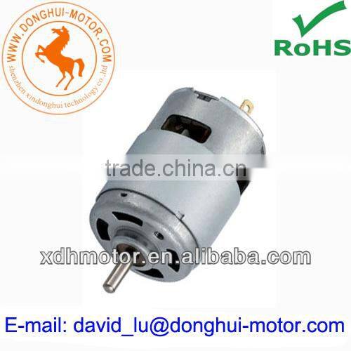 Massager machine motors RS-755SHV,9.6v pm dc motor,brush dc motor drive