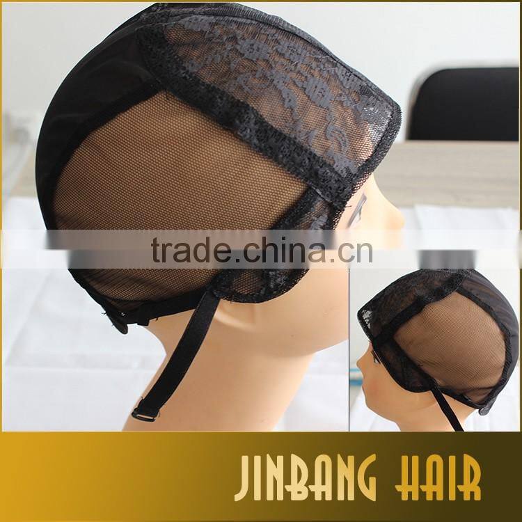2016 Jewish Glueless Wig Caps For Making Wigs Medium Size With Adjustable Strap Back High Quality Guarantee Hair Net