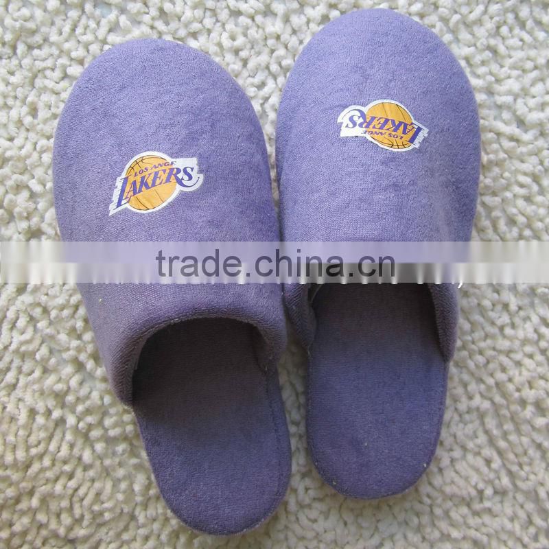 Preimum quality terry travel slippers with bag