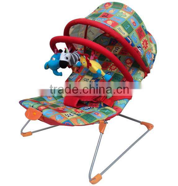 adjustable light weighted musical baby bouncer with lovely toys