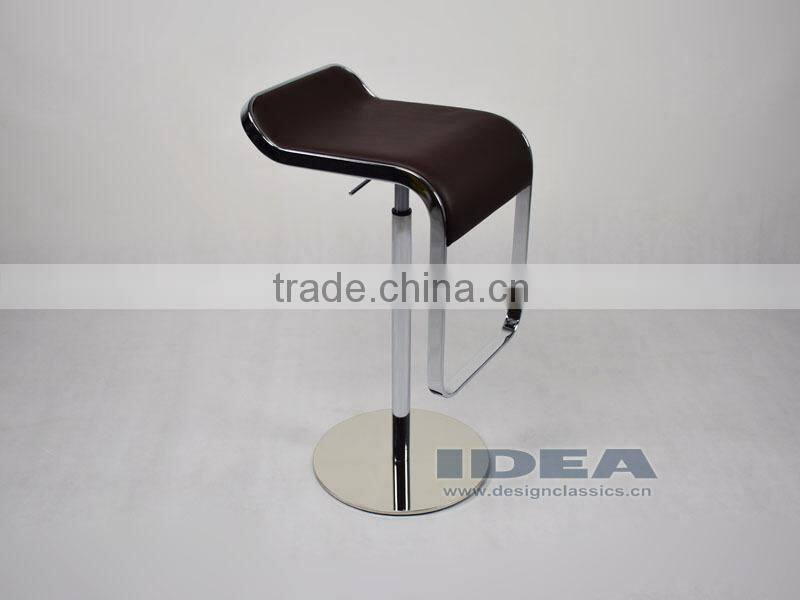 Replica LEM Piston Stool - Dark Brown Leather