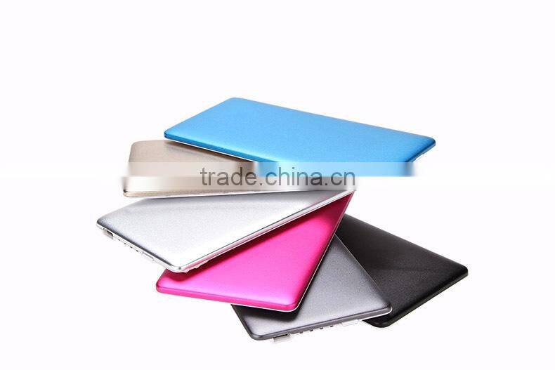 5000 mah Universal cable built-in charger mobile diy power bank