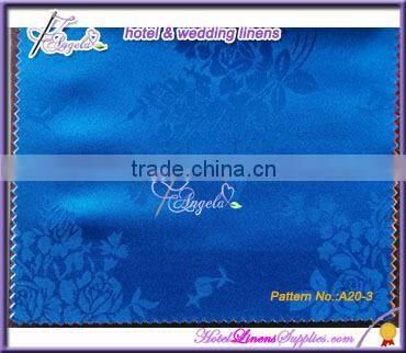 square 90" * 90" poly jacquard tablecloths with floral pattern for table decorations in wedding events