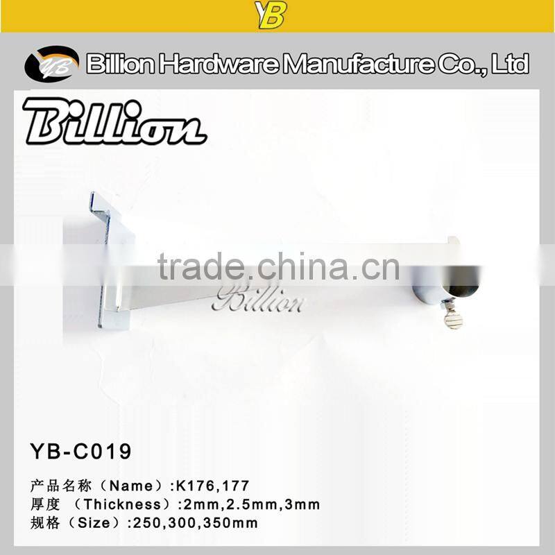 metal display bracket hanging hook bracket glass holder slatwall hanging accessories.