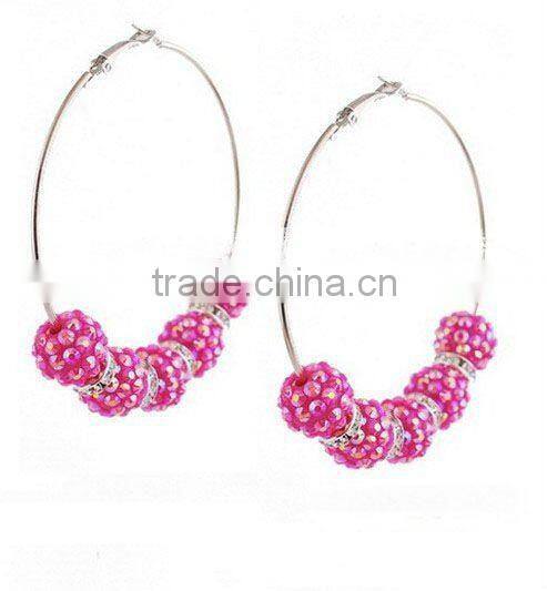 Hot design basketball wives hoop earring