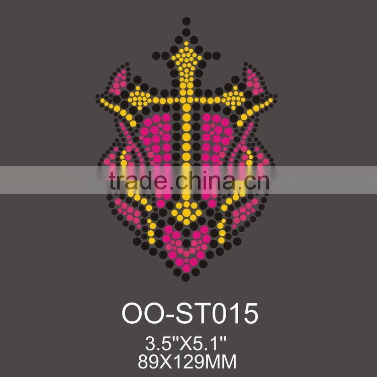 New Arrival Nice Cross Design Custom Sticker