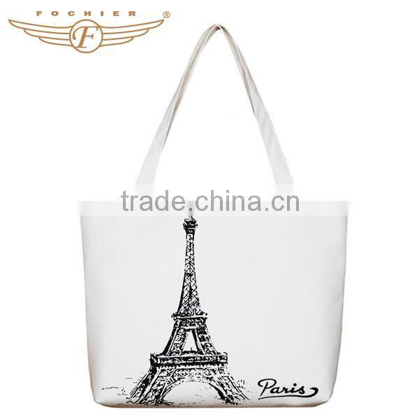 Fashion Tote Bag Design Eco-Friendly Shoulder Canvas Bag