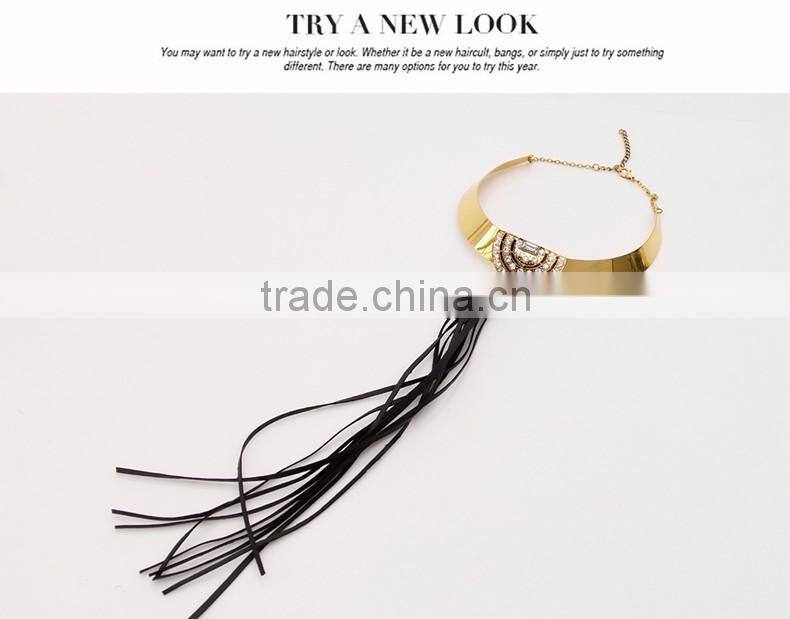 New Design Fashion Crystal Necklaces Women Luxury Statement Diamond Necklace Jewelry SKA8464