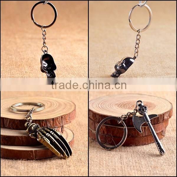 Hot Sale Fashion Custom Metal Cartoon Keychain With Pendant Keyring KC13193