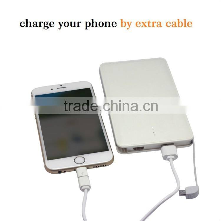 Alibaba 10000mah leather abs branded mobile power bank