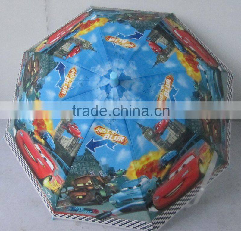 Light plastic umbrella for kids