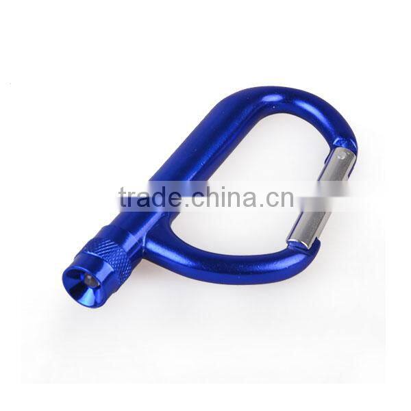 Promotional Big Aluminum Carabiner with LED light