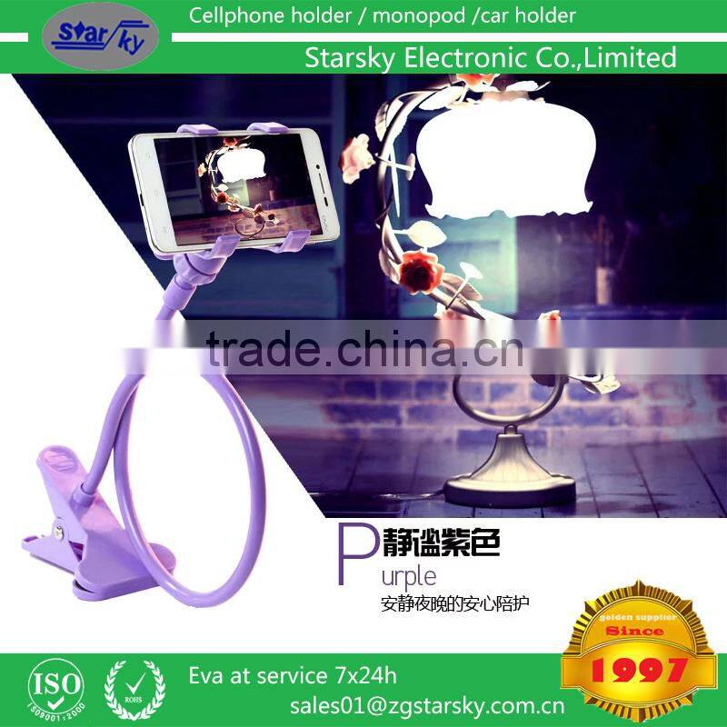 Mobile Phone long clip lazy phone holder gimbals lazy bedside bed bracket phone clip holder in Italy market