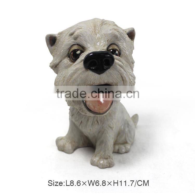 Custom Animal Dog Sculptures ,Resin Dog Statue