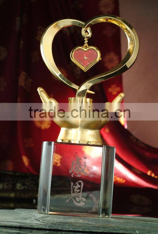 Factory Custom Plated Gold Metal Of Horse Trophy