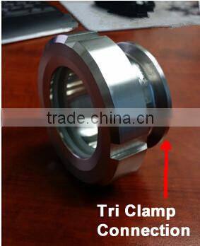 stainless steel Sanitary Tri Clamp Union Sight Glass,pipe fitting sight glass