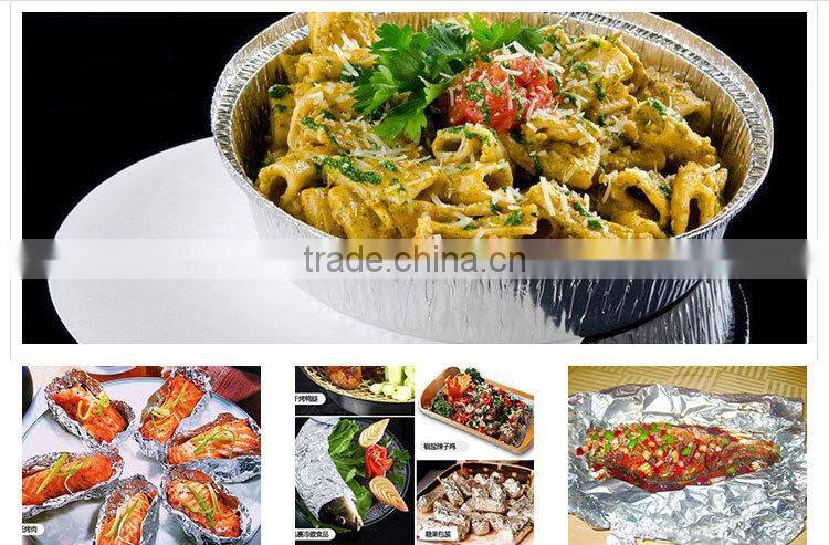 rectangular small No.2 Oblong aluminum foil container for food packing