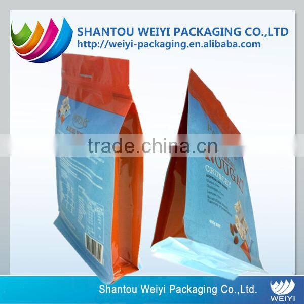 high barrier resealable wheat flour packaging bags with zip lock