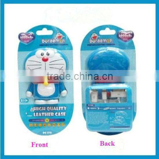 Hot selling doraemon mobile charger for all smart mobile phone