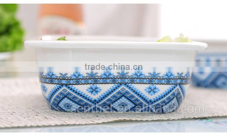 4-compartment Bento Lunch Box,Eco-friendly Safe Ceramic Food Container