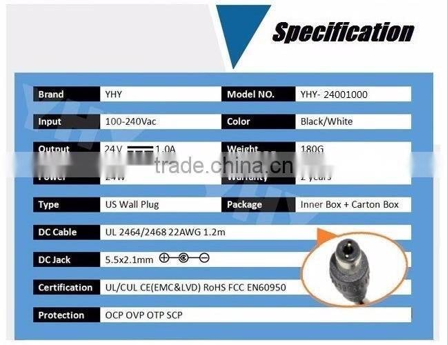 power supply lcd tv 24V 1A 24W