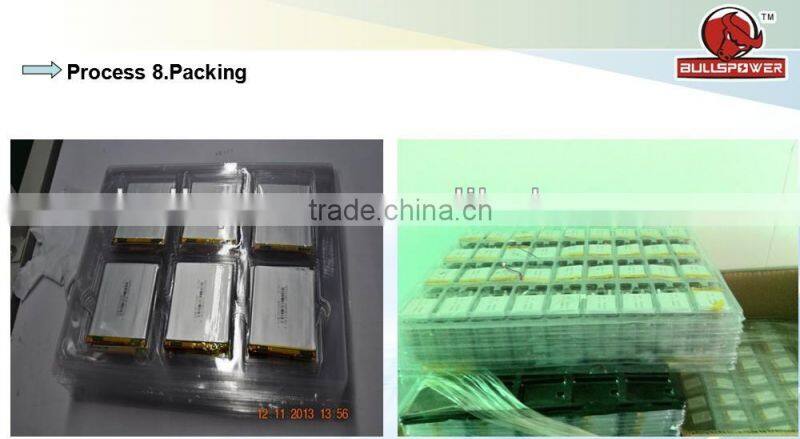 3.7V 1200mah high quality lipo battery 503759