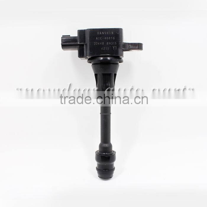22448 8H315 High Performance Automobile Parts Rated Voltage 12 V Ignition Coil for Primera X-Trail ALTIMA MURANO TEANA Sentra