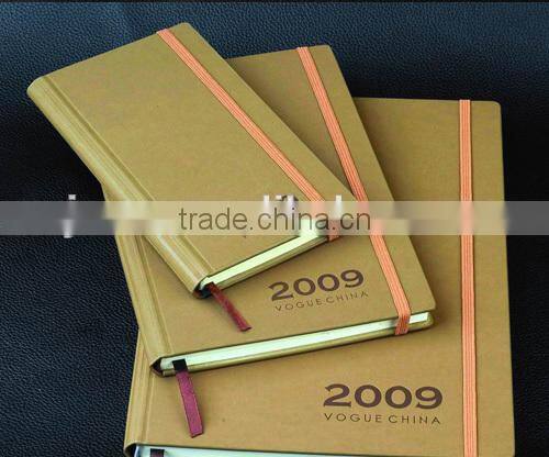 customized notebook with elastic band