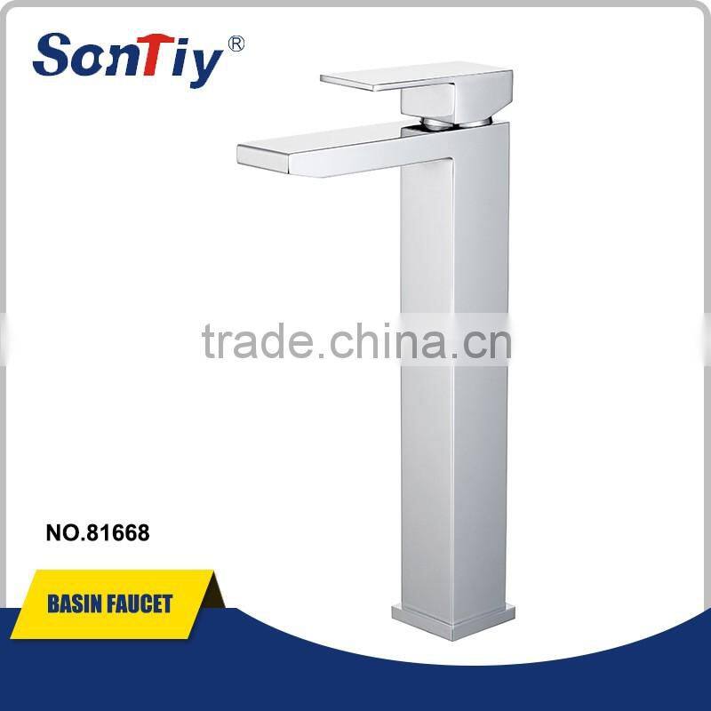 Single Hole Sink Brass Bathroom Cold & Hot Faucet