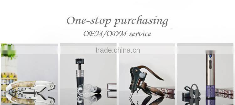 Modern Style Perfect Wine Accessories 3 Piece Wedding Sets With Box