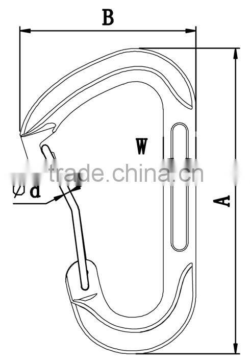 NBWT professional suggestion for working at height wholesale carabiner clips